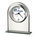 Howard Miller Regent Glass Arch Alarm Clock (Full Color Dial)